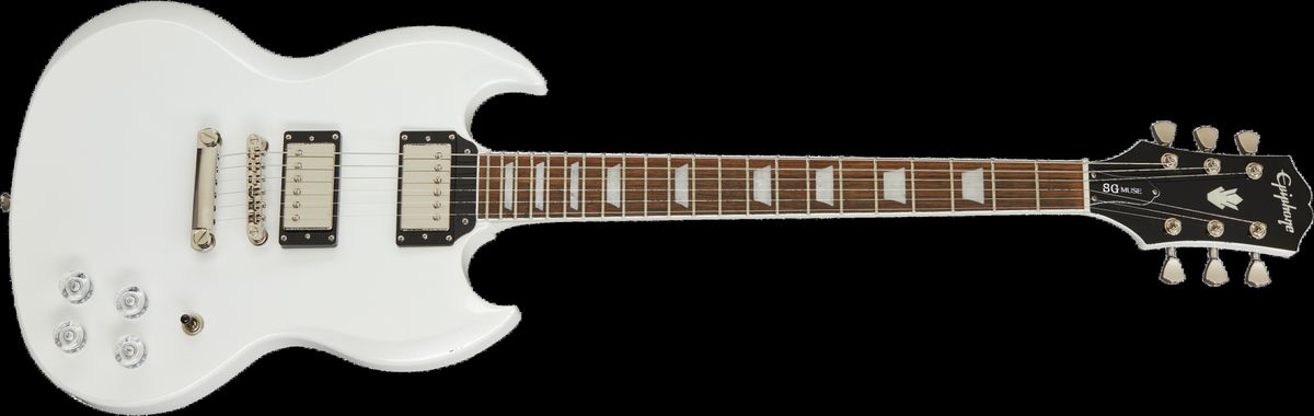 Epiphone SG Muse El-guitar (Pearl White Metallic)