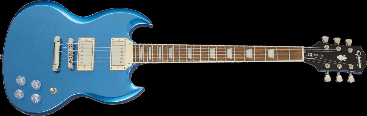 Epiphone SG Muse El-guitar (Radio Blue Metallic)