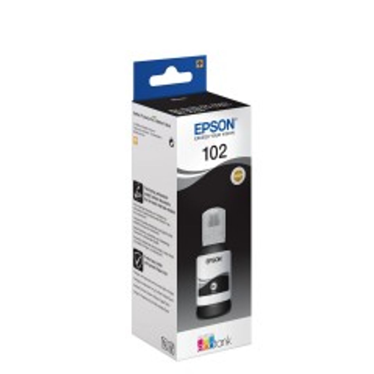 Epson 102 Sort 7500 sider Blækbeholder C13T03R140