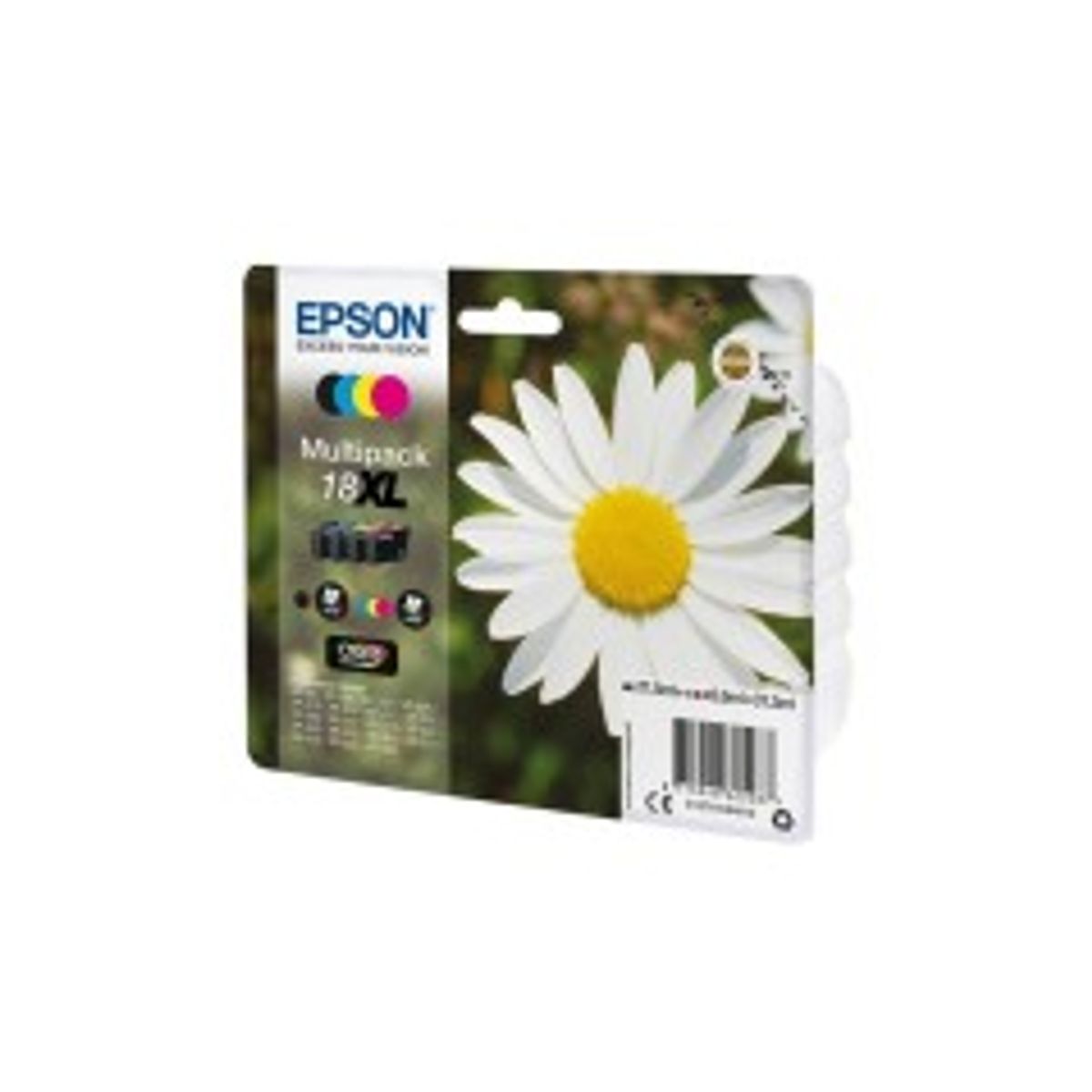 Epson 18XL Sort Gul Cyan Magenta Blæk C13T18164012