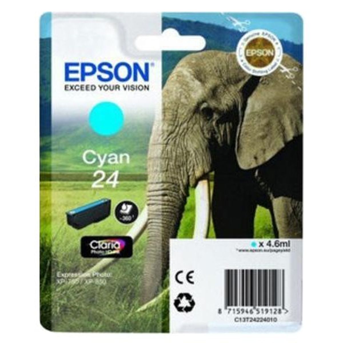 Epson 24XL T2432 C - C13T24324012 Original - Cyan 8,7 ml