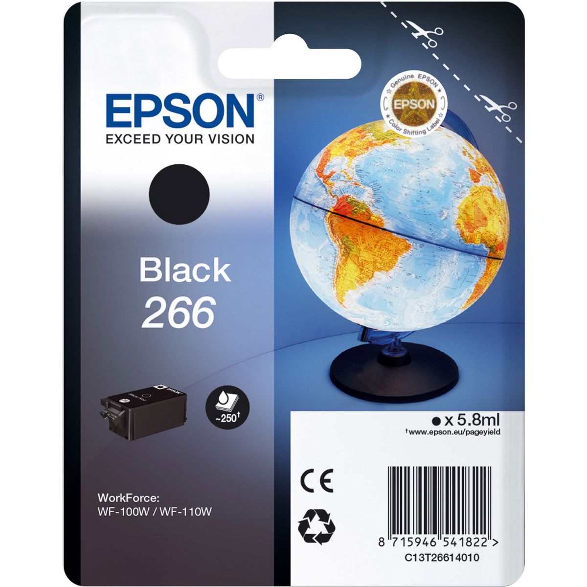 Epson 266 blækpatron black