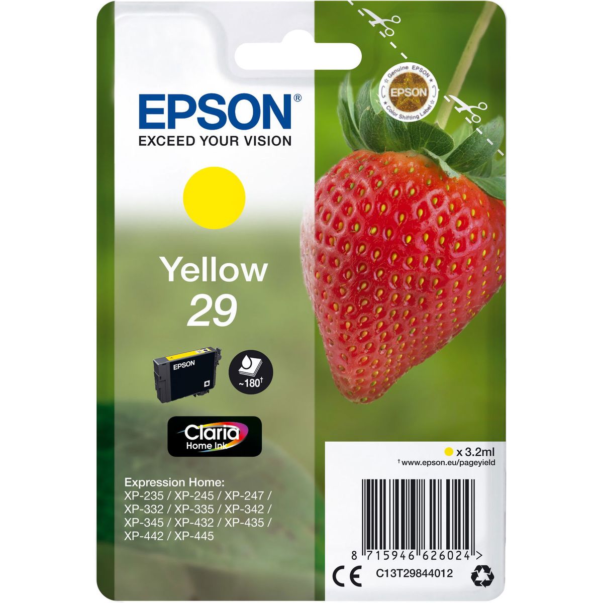 Epson 29 blækpatron yellow