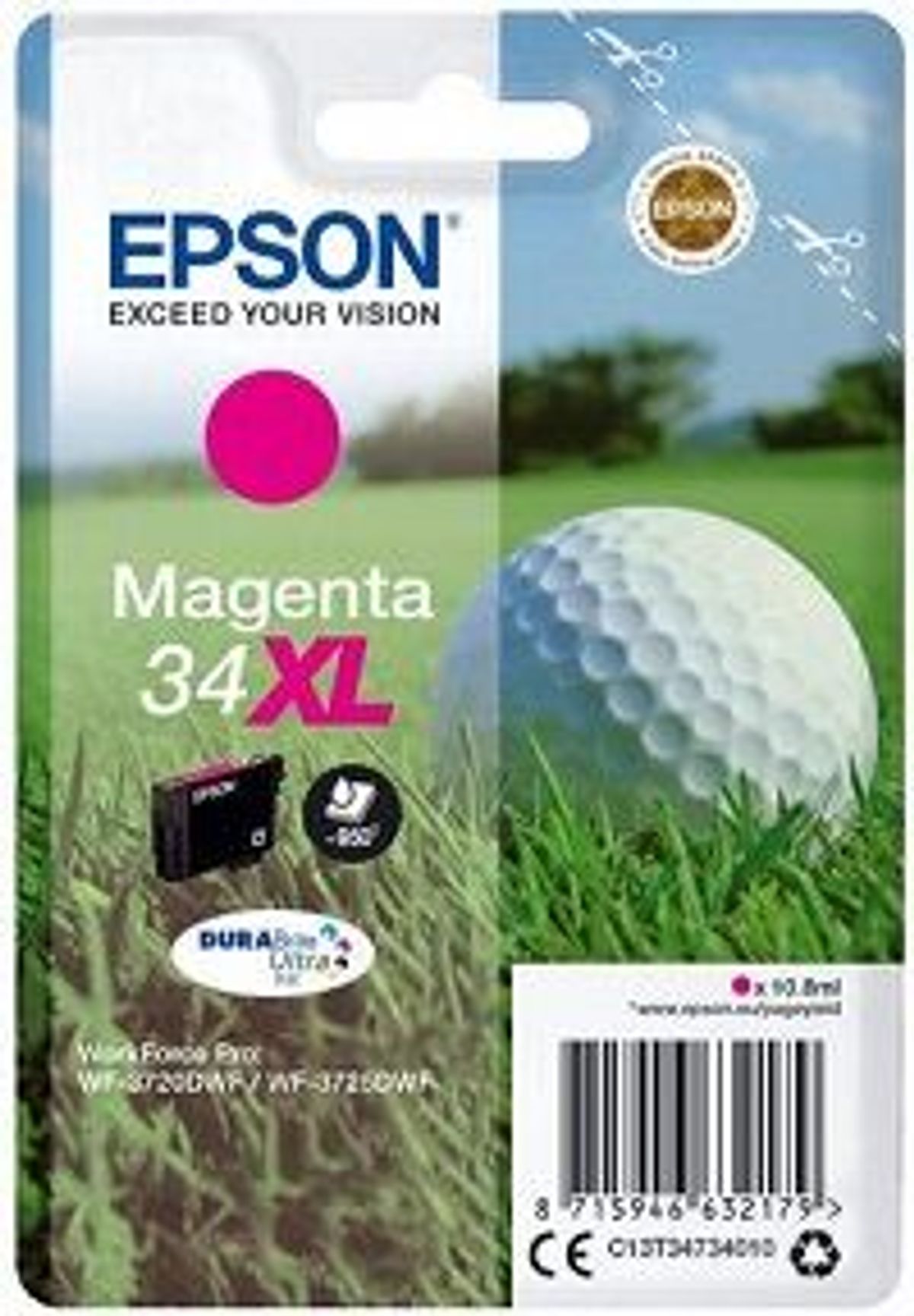 Epson 34XL Magenta Printerpatron Original