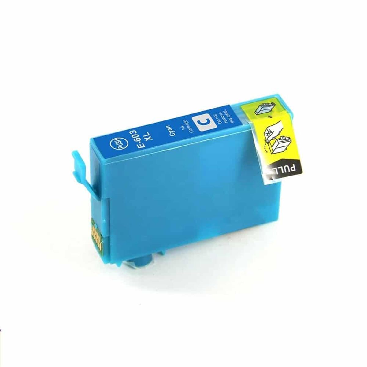 Epson 603XL cyan blækpatron 9 ml - Uoriginal - C13T03U24010