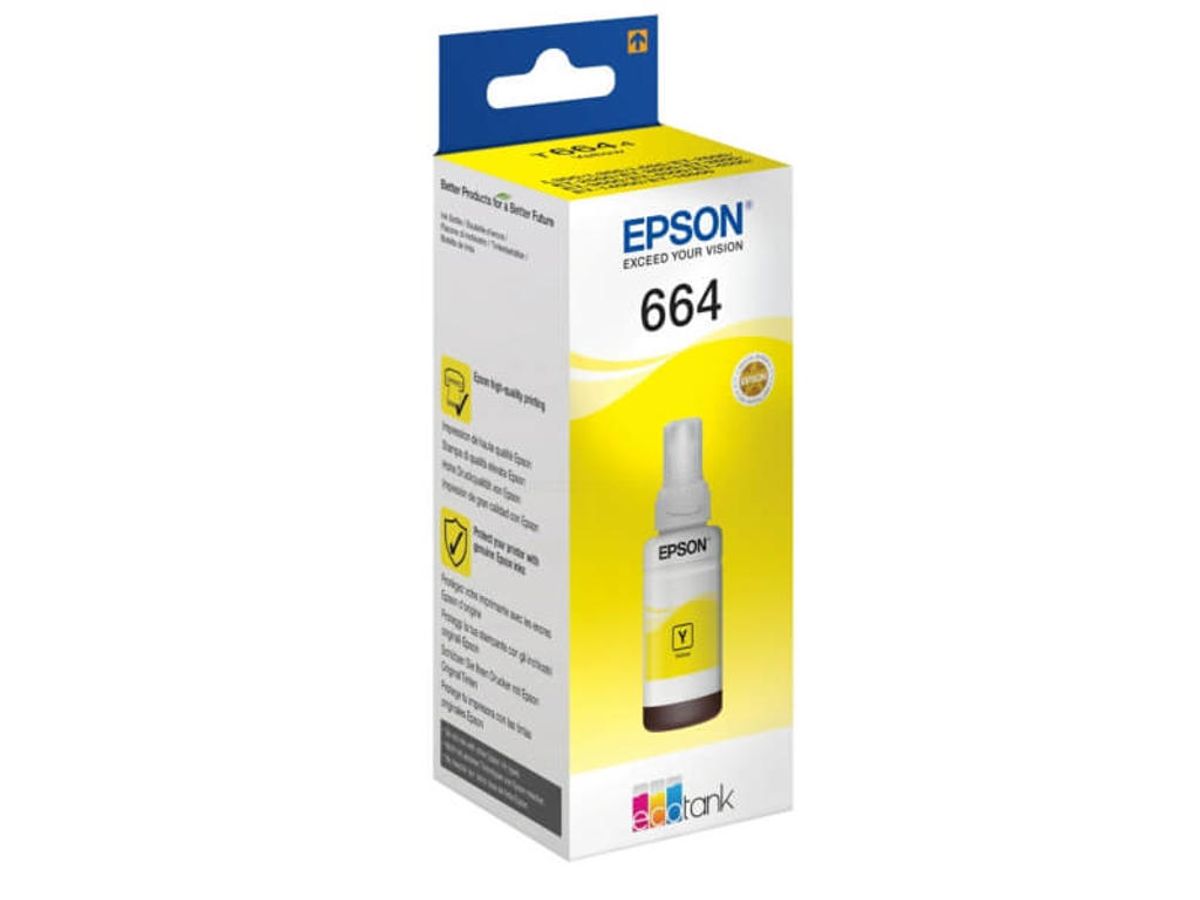 Epson Blæk T6644 gul