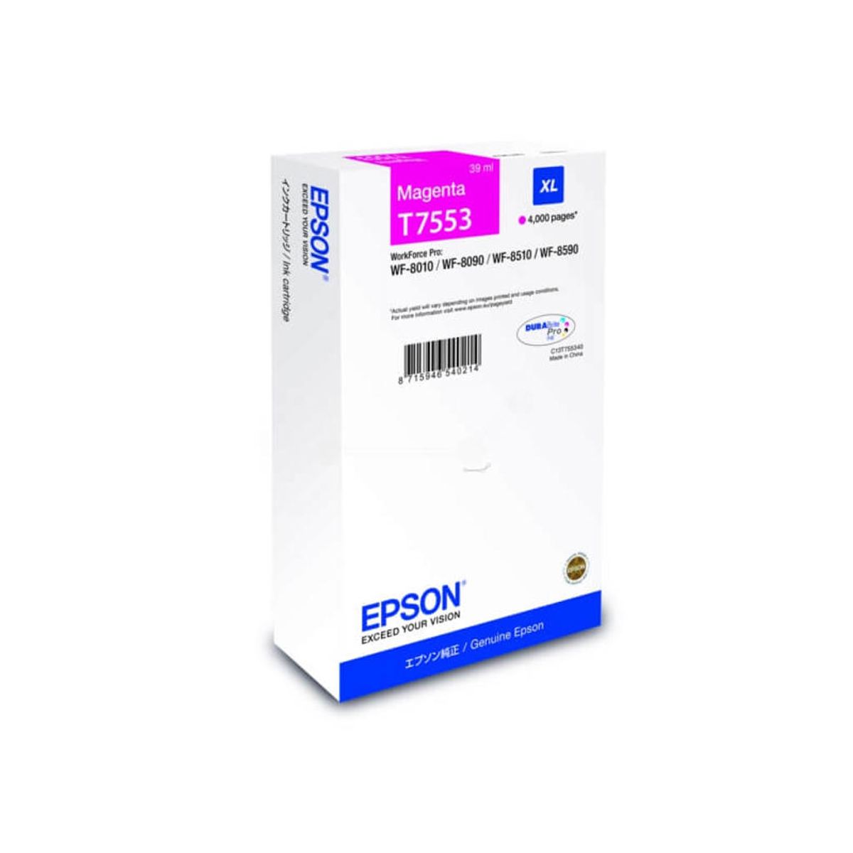 Epson Blæk T7553 XL Magenta