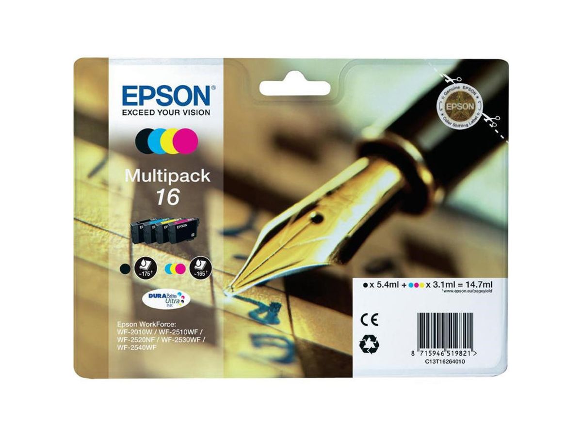 Epson Blækpatron 16 Cmyk