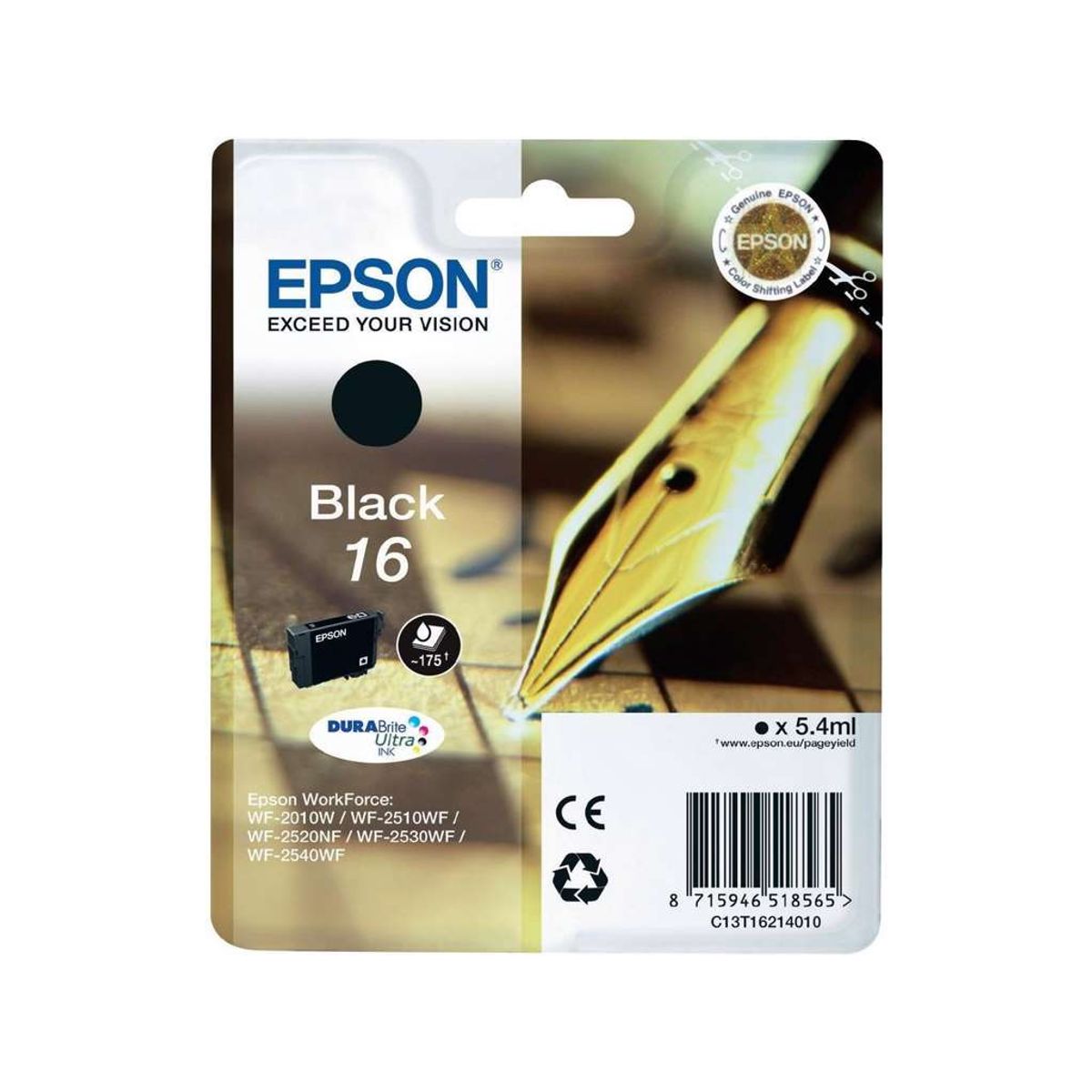 Epson Blækpatron 16 Sort