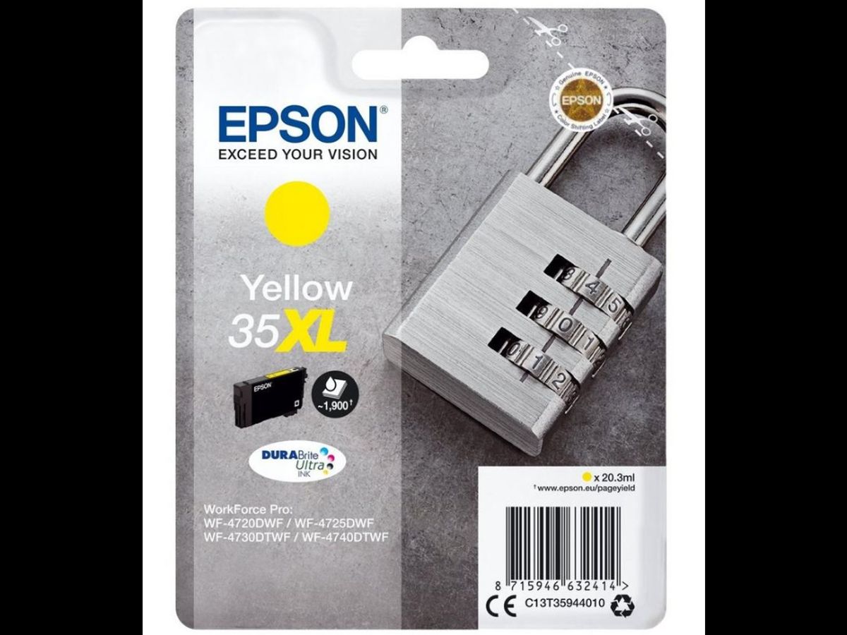 Epson Blækpatron T35xl gul