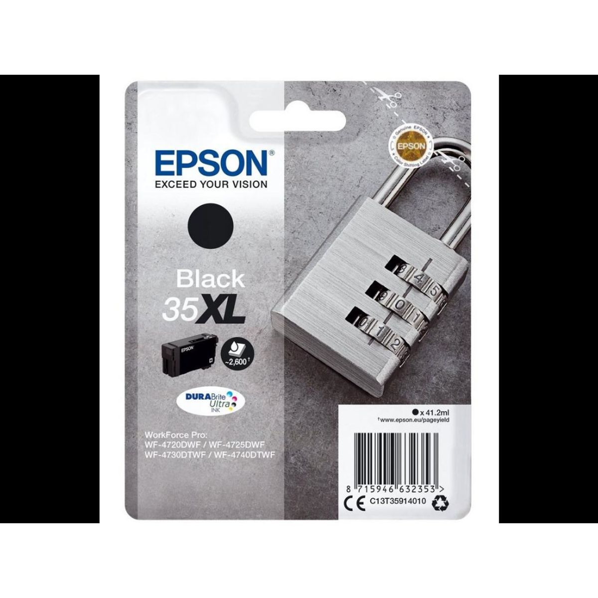 Epson Blækpatron T35xl Sort