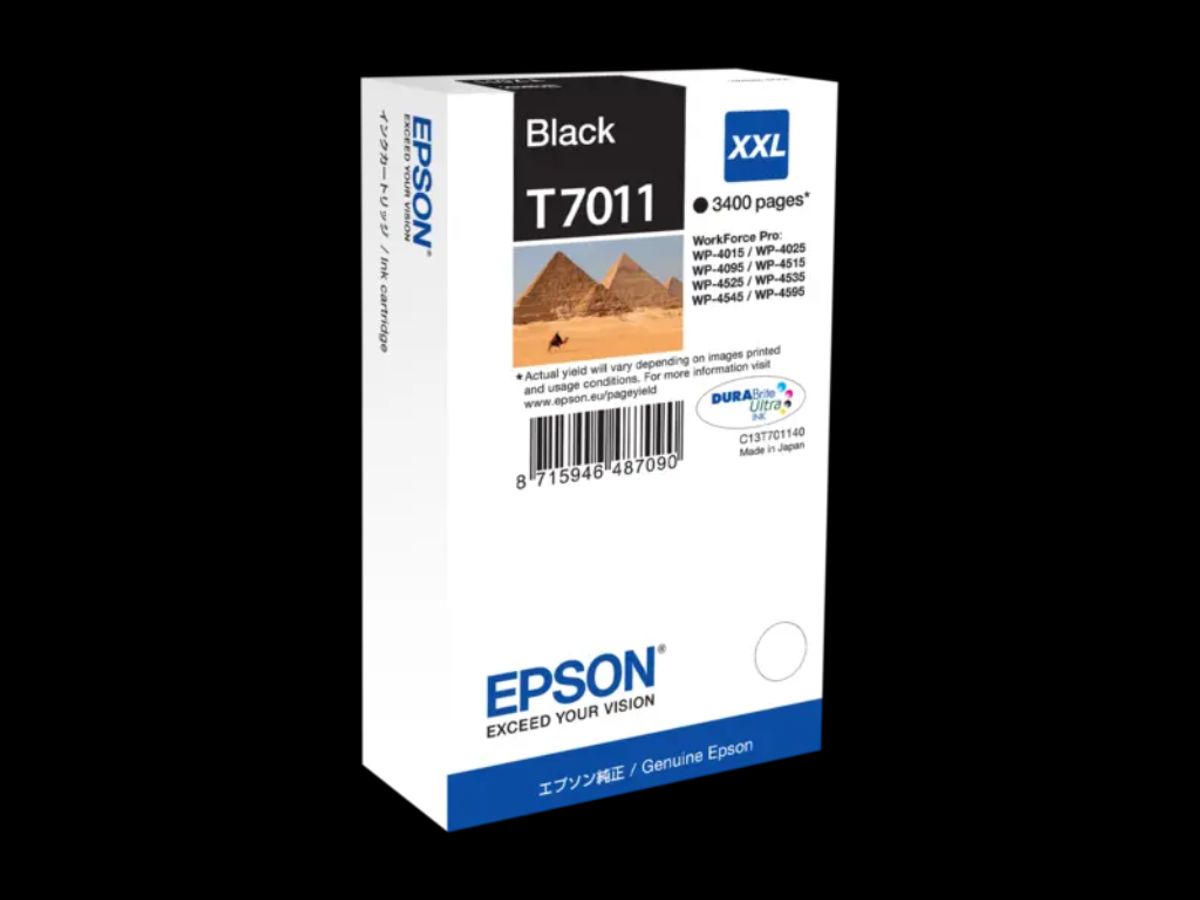 Epson Blækpatron T7011 Sort XXL