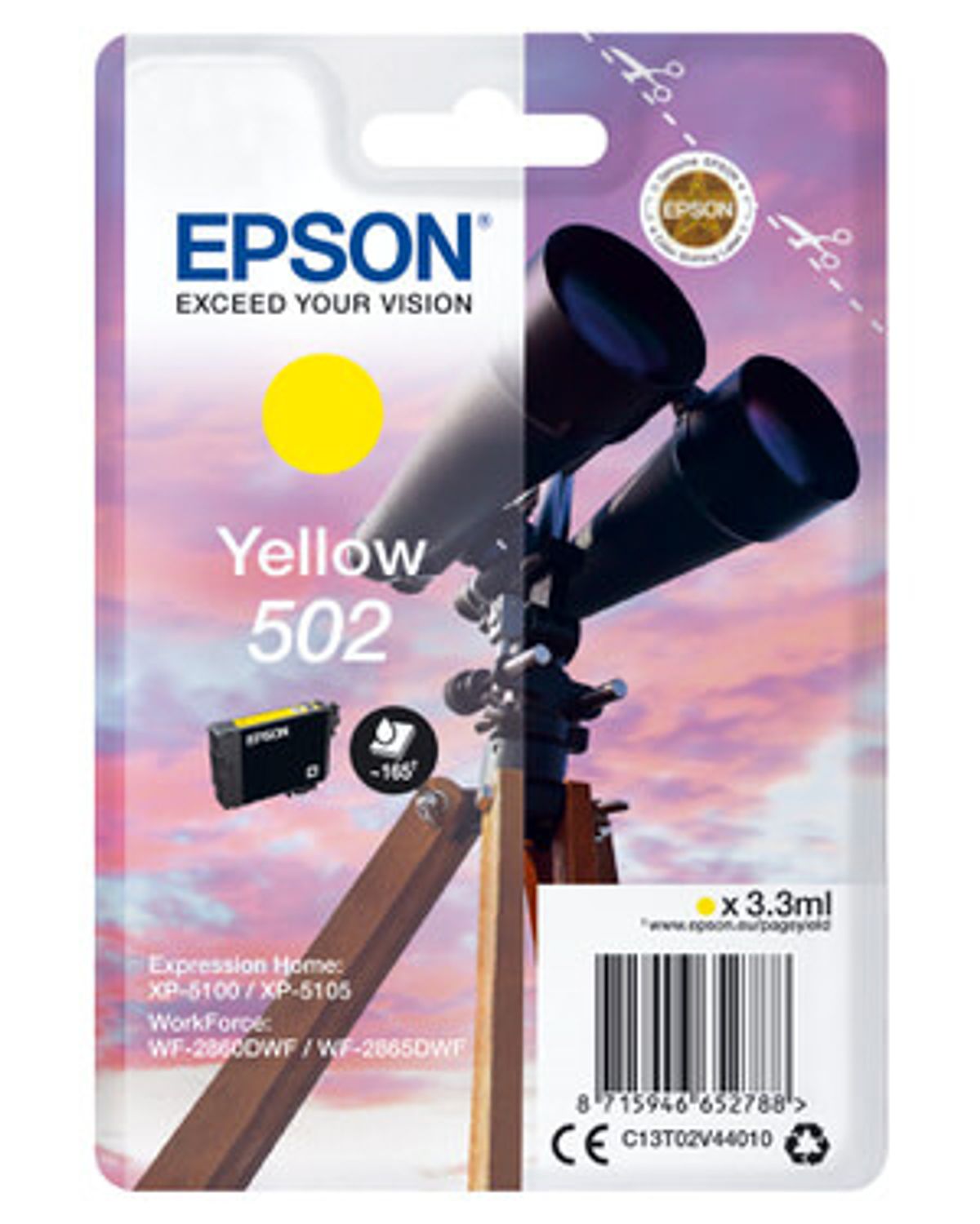 Epson No.502 Yellow Printerpatron Original