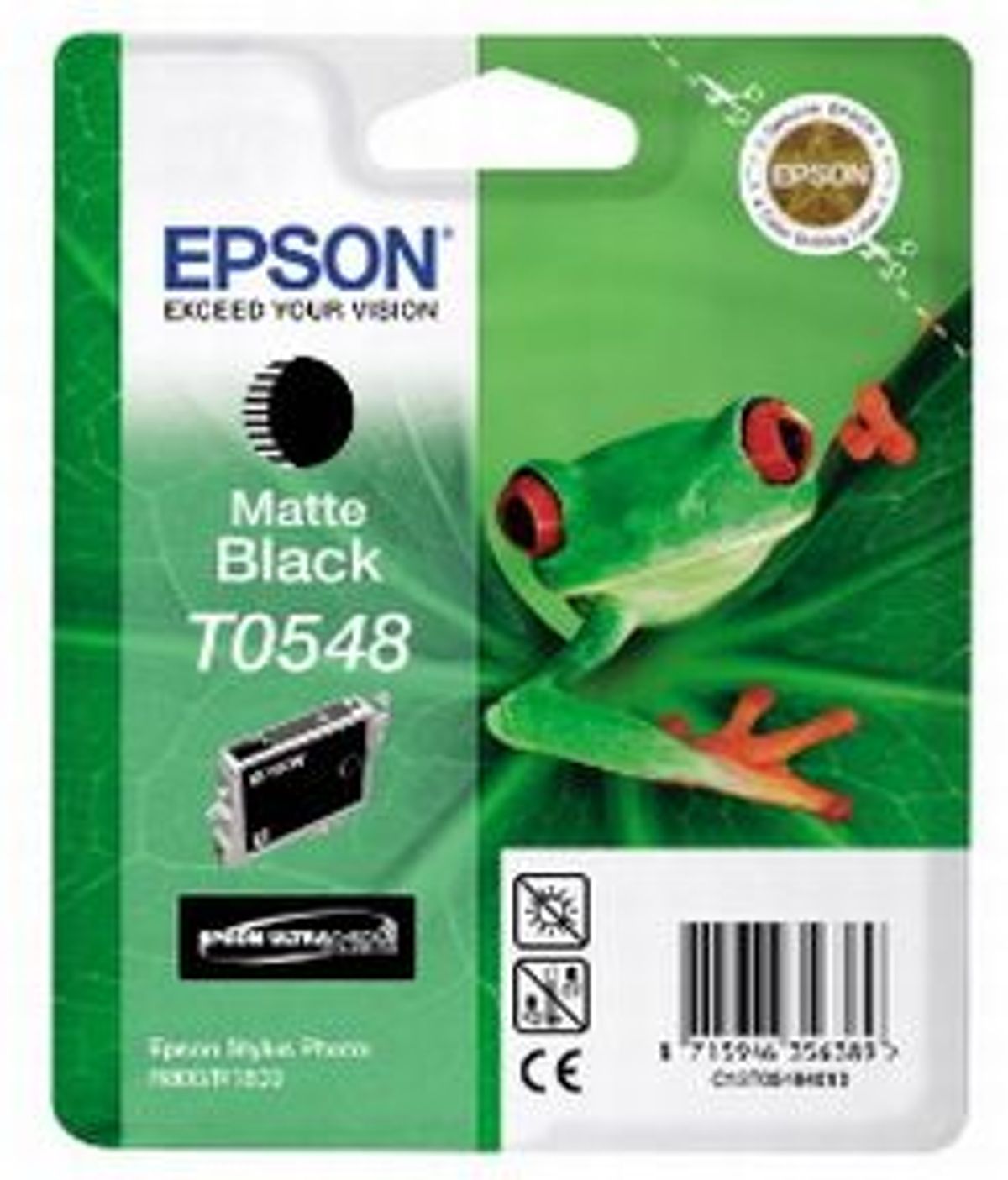 Epson T0548 MBK - C13T05484010 Original - Matte Sort 400 sider