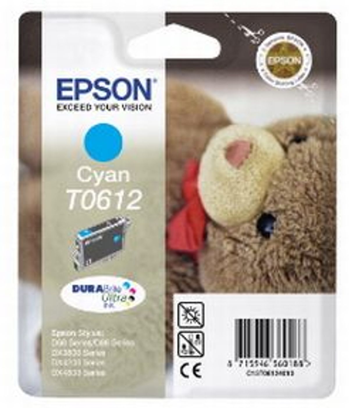 Epson T0612 C - C13T06124010 Original - Cyan 250 sider