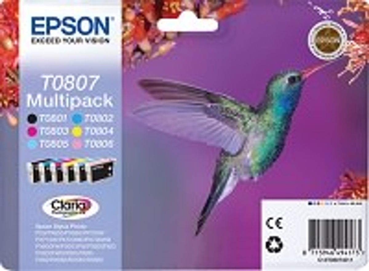 Epson T0807 - Original Epson sampak. Original