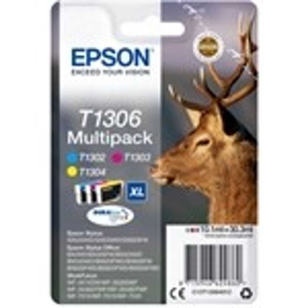 Epson T1306 Multipakke CMY Original