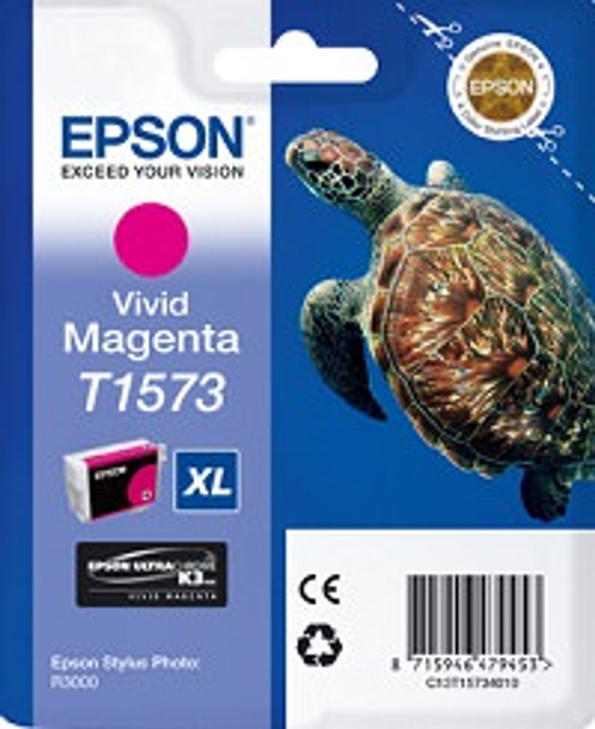 Epson T1573 Magenta Blækpatron Original