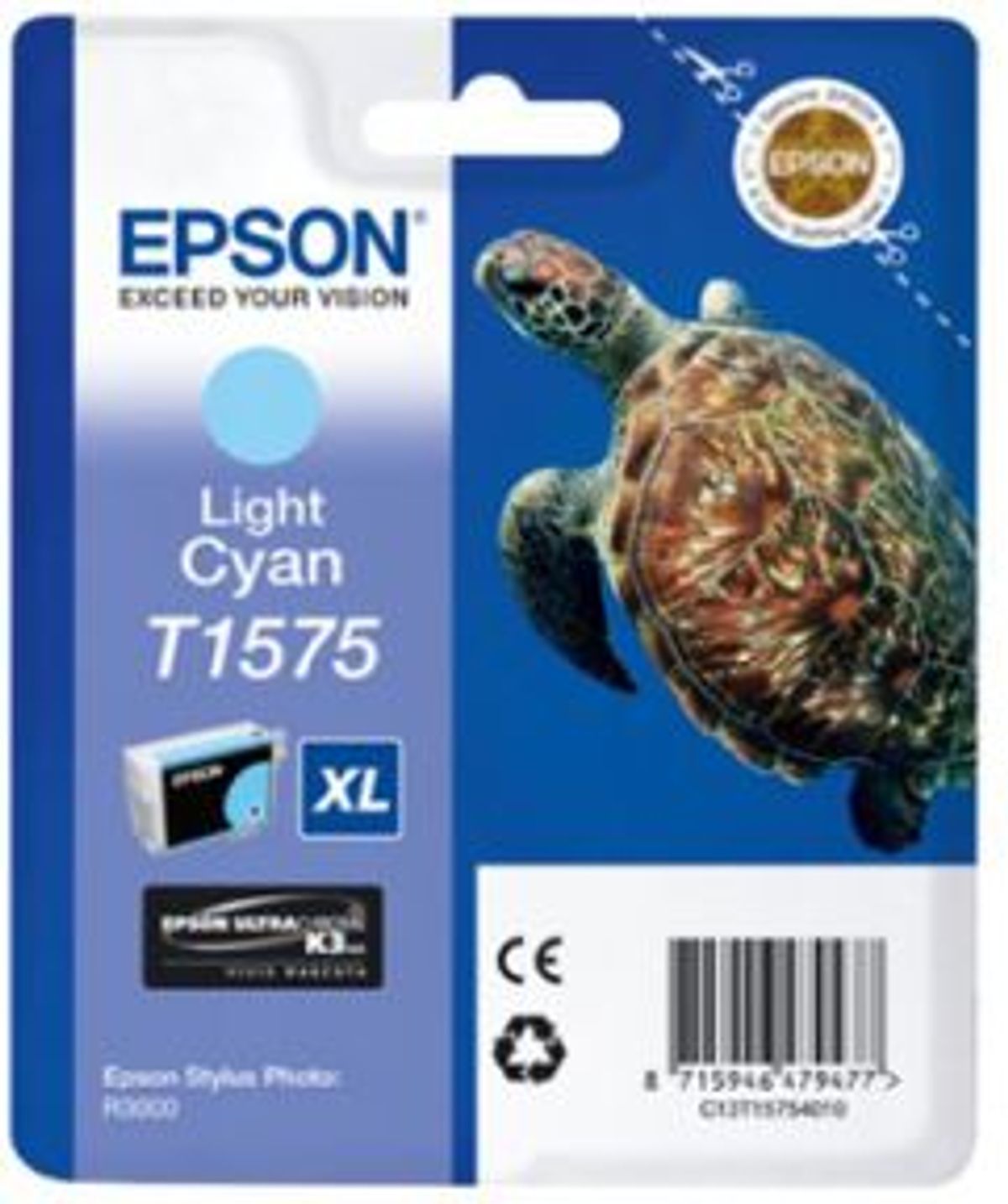 Epson T1575 LC - C13T15754010 Original - Lys Cyan 25,95 ml