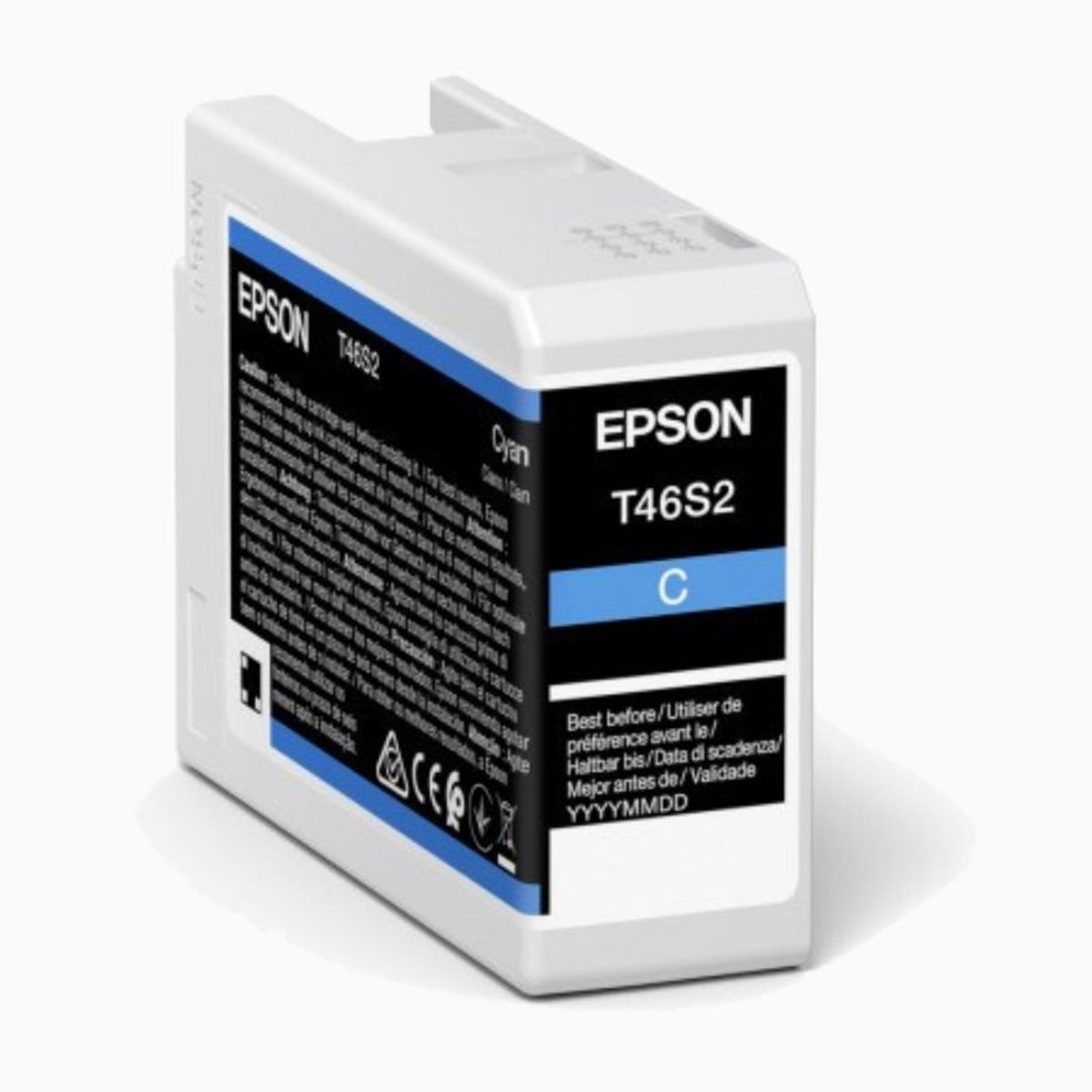 Epson T46S2 C - Cyan 25 ml - Original blækpatron C13T46S200