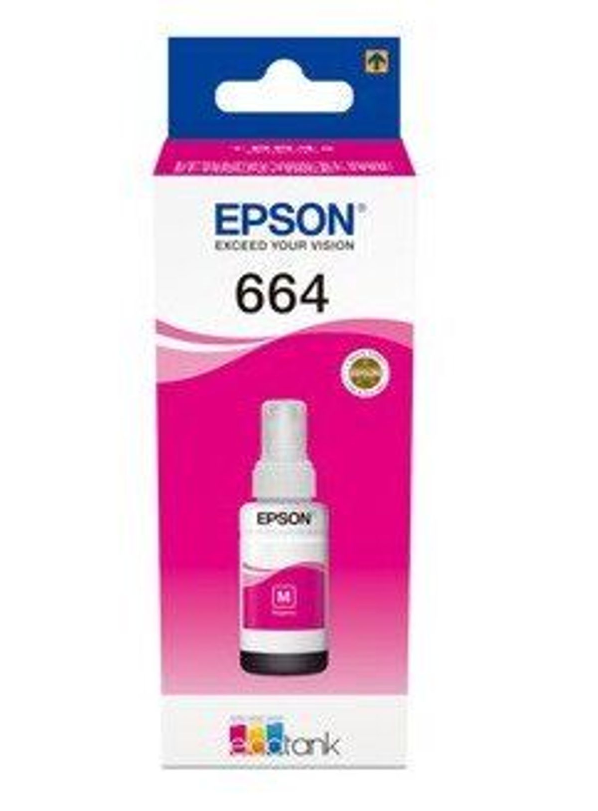 Epson T6643 Magenta blæk Ecotank Original