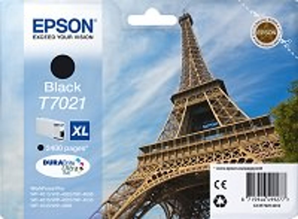 Epson T7021 XL Sort Blækpatron Original