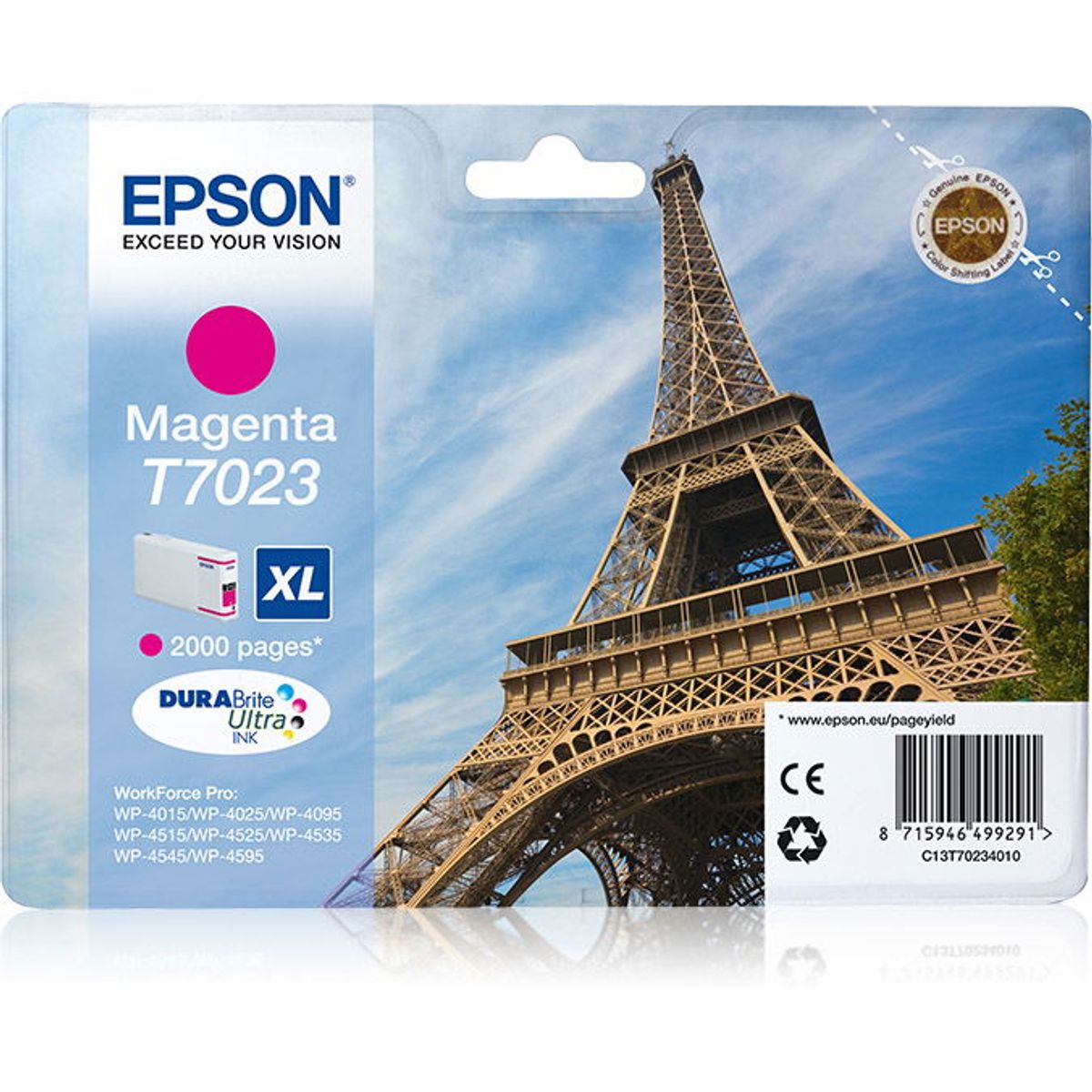 Epson T7023 blækpatron magenta