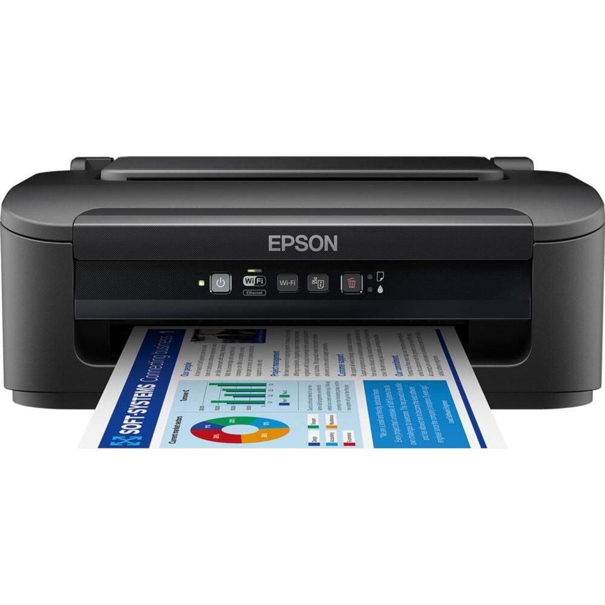 Epson - Workforce Wf-2110w Inkjet Printer Colour 5760 X 1440 Dpi A4 Wi-fi