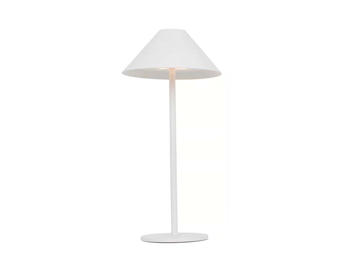 Era, Lampe, hvid, H15x31 cm, metalramme og lampeafdækning i abs