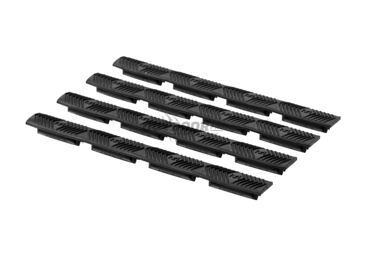 Ergo Wedgelok M-LOK Rail Cover - 4 pcs Black