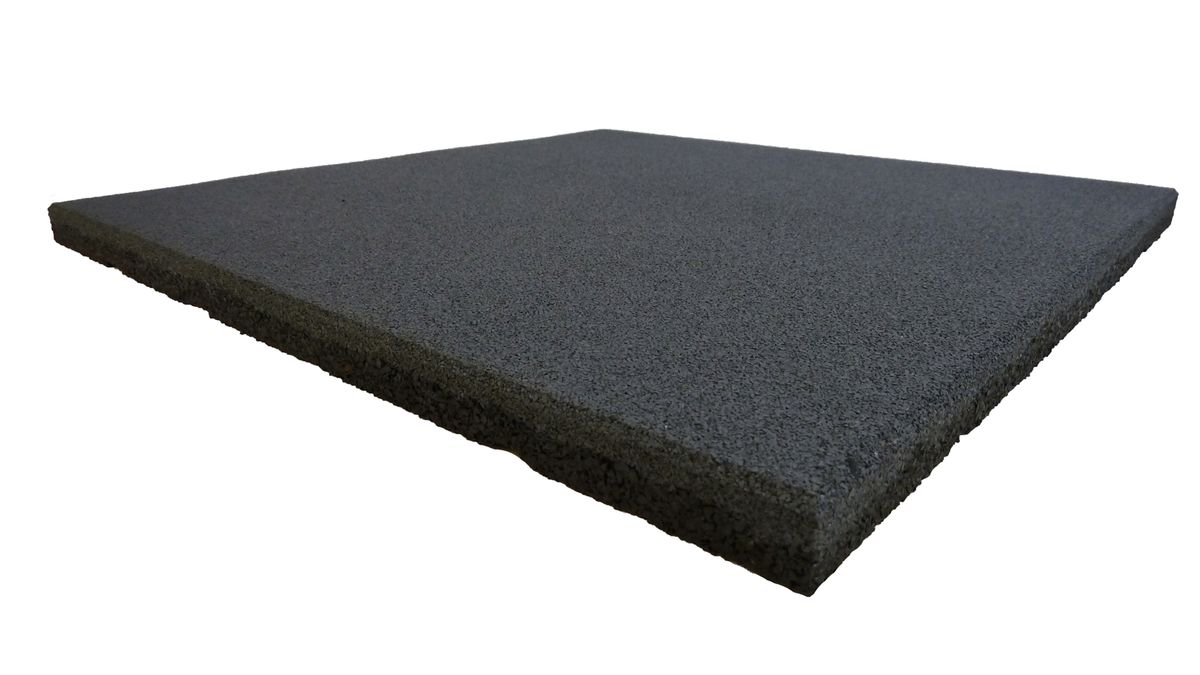 ErgoFloor - ErgoTile Quad Gummifliser 1000x1000x15 mm Grå (C1)