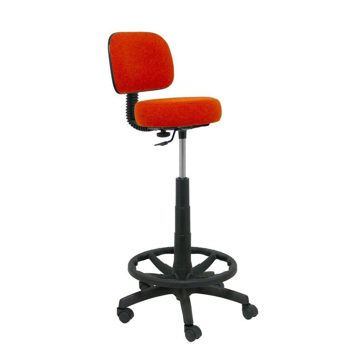 Ergonomisk skammel P&C LB305RN Med hjul Orange Mørk orange 117 cm