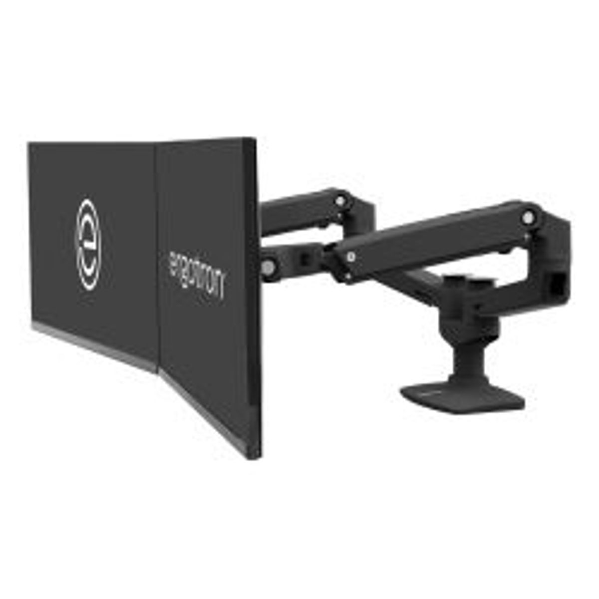 Ergotron Lx Dual Sidebyside Arm Mounting Kit 2 Lcd Displays - Tilbehør til computer