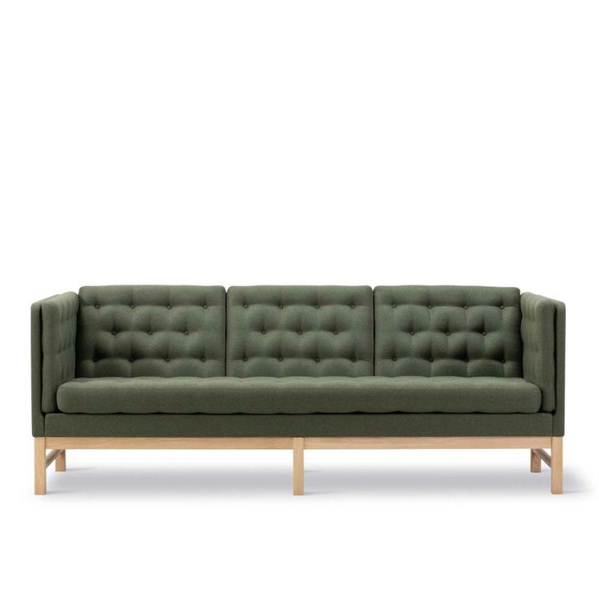 Erik Jørgensen EJ315-3 Sofa Luce Sæbe Eg/Grøn (Luce 022)