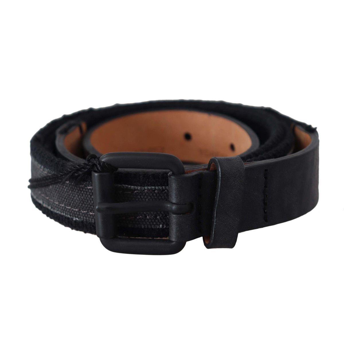 Ermanno Scervino Chic Black Leather Waist Belt