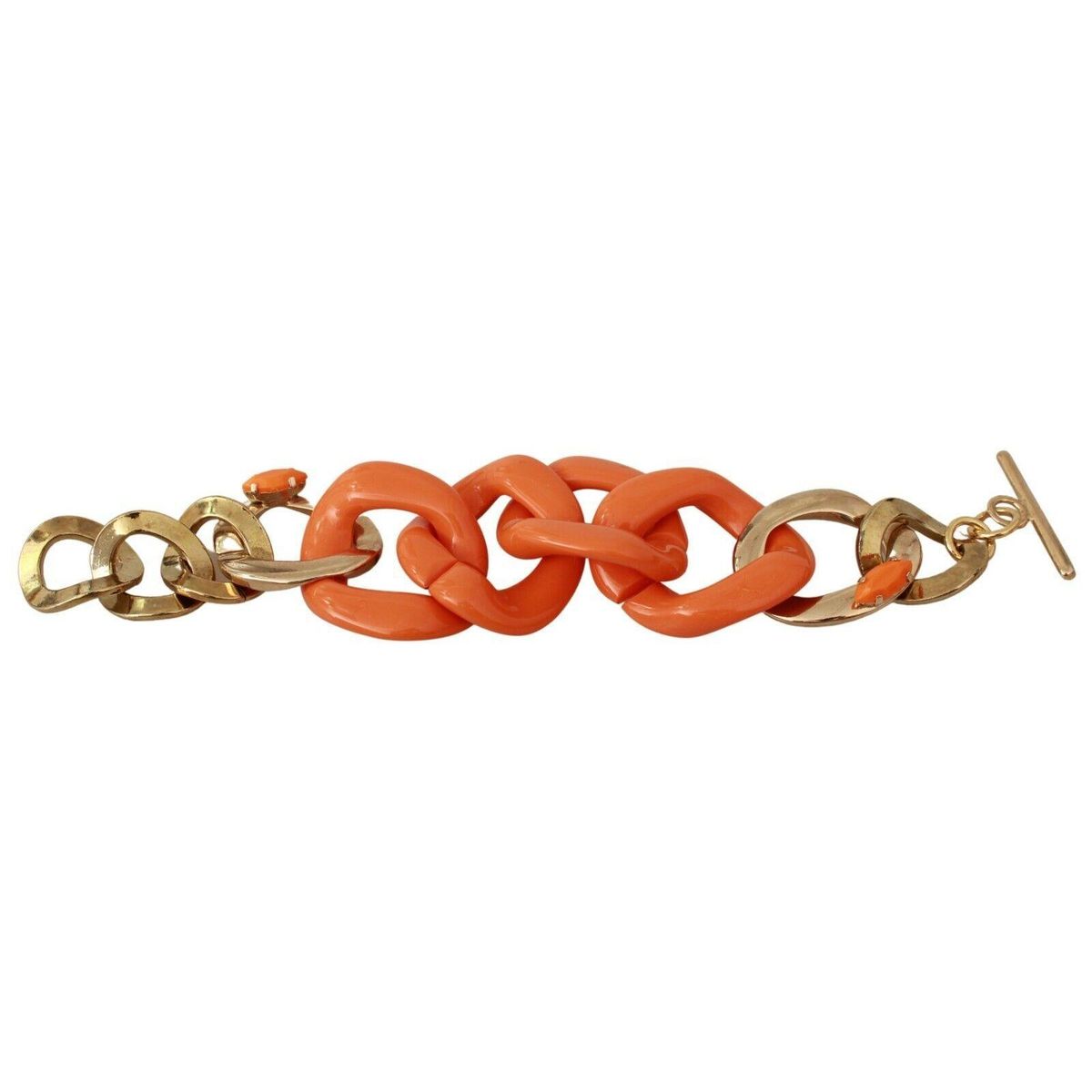 Ermanno Scervino Orange Statement Bracelet