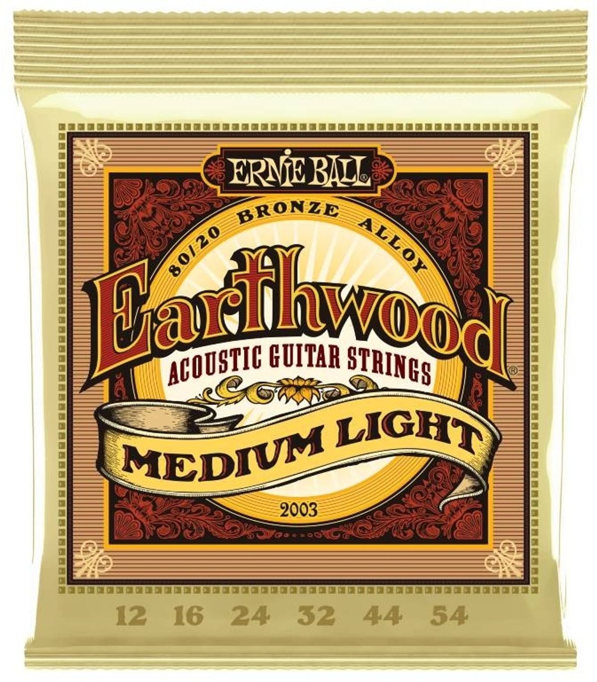 Ernie Ball 2003 Earthwood 80/20 Medium Light