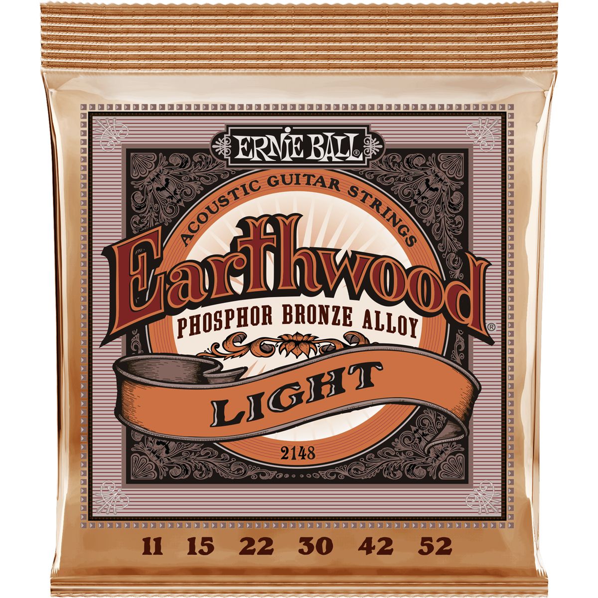 Ernie Ball 2148 Super Slinky Acoustic western-strenge, 011-052