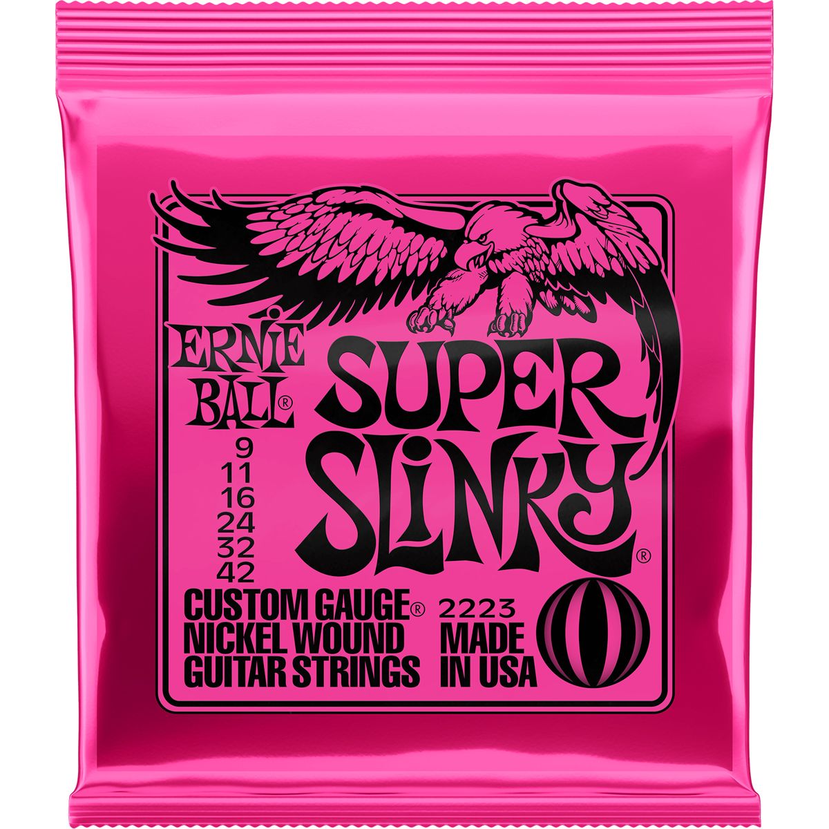 Ernie Ball 2223 Super Slinky el-guitar-strenge, 009-042