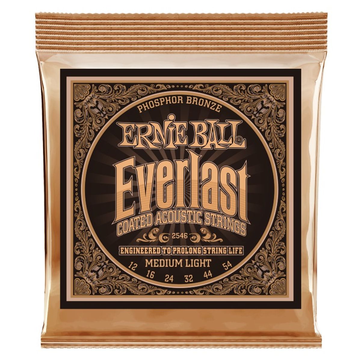 Ernie Ball 2546 Everlast Coated Phosphor Bronze Medium Light