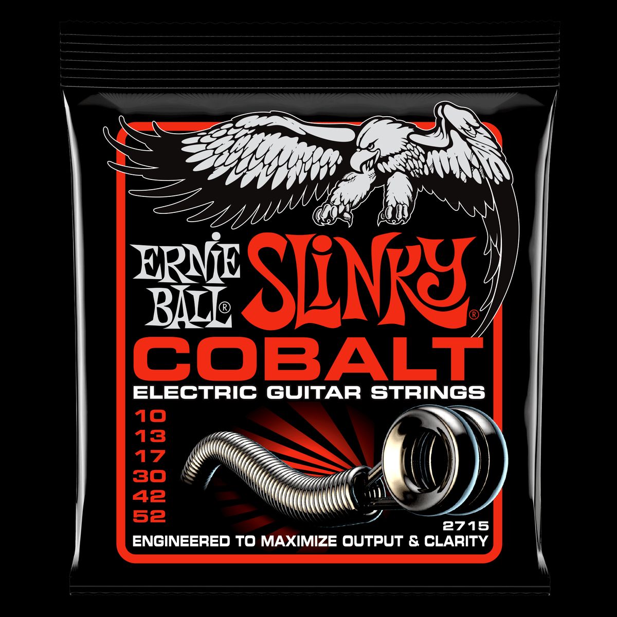 Ernie Ball 2715 Cobalt Power Slinky El-guitar strenge 010-052