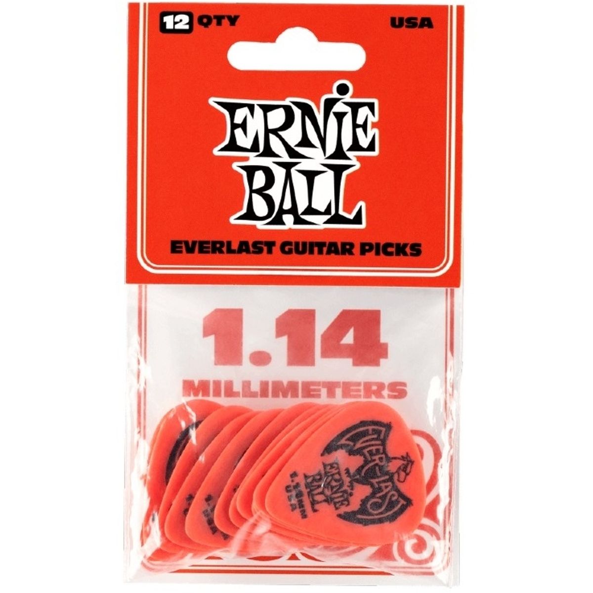 Ernie Ball EB-9194 Everlast 1.14-Red,12pk