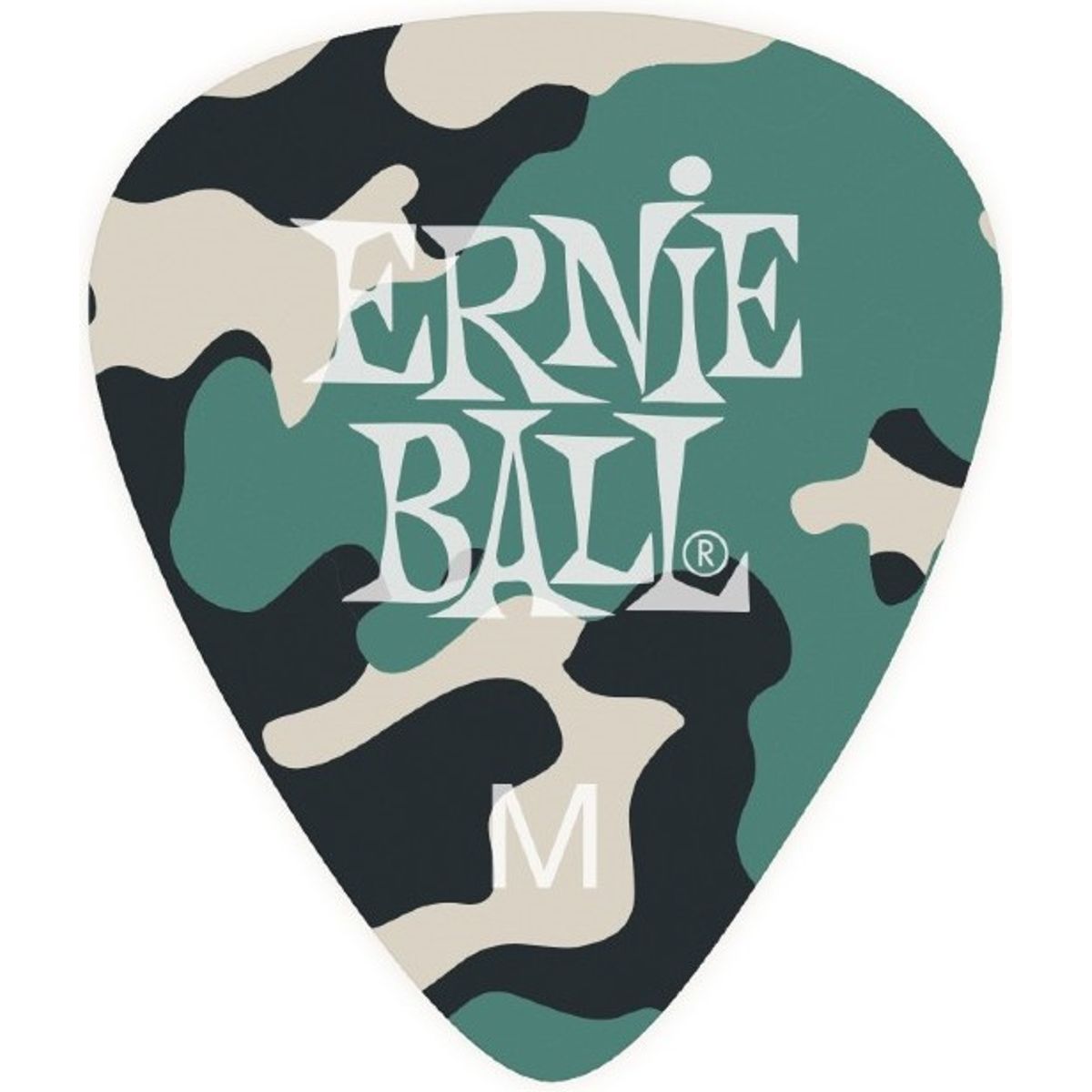 Ernie Ball EB-9222 - Camo Plektre 0.72 mm. - 12 stk. pakke