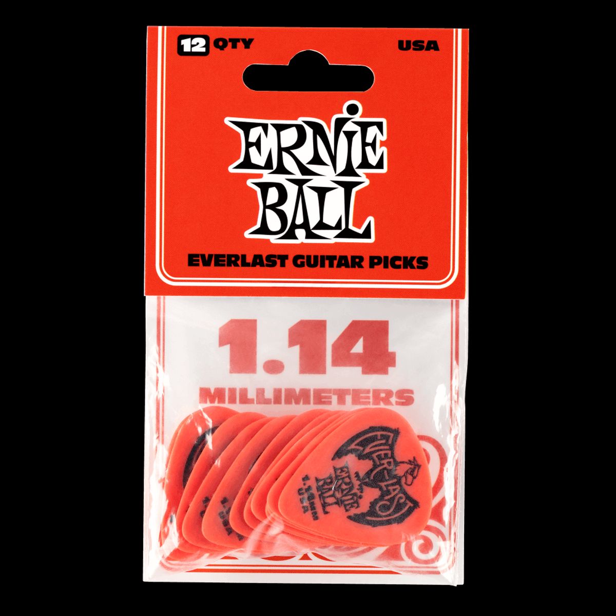 Ernie Ball Everlast guitar picks 1,14mm 12 PACK