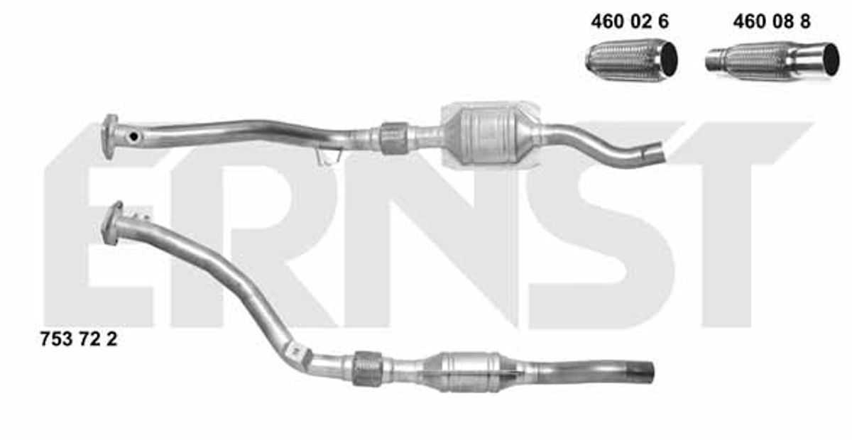 ERNST Katalysator incl. pakninger (Nedsat i pris*)