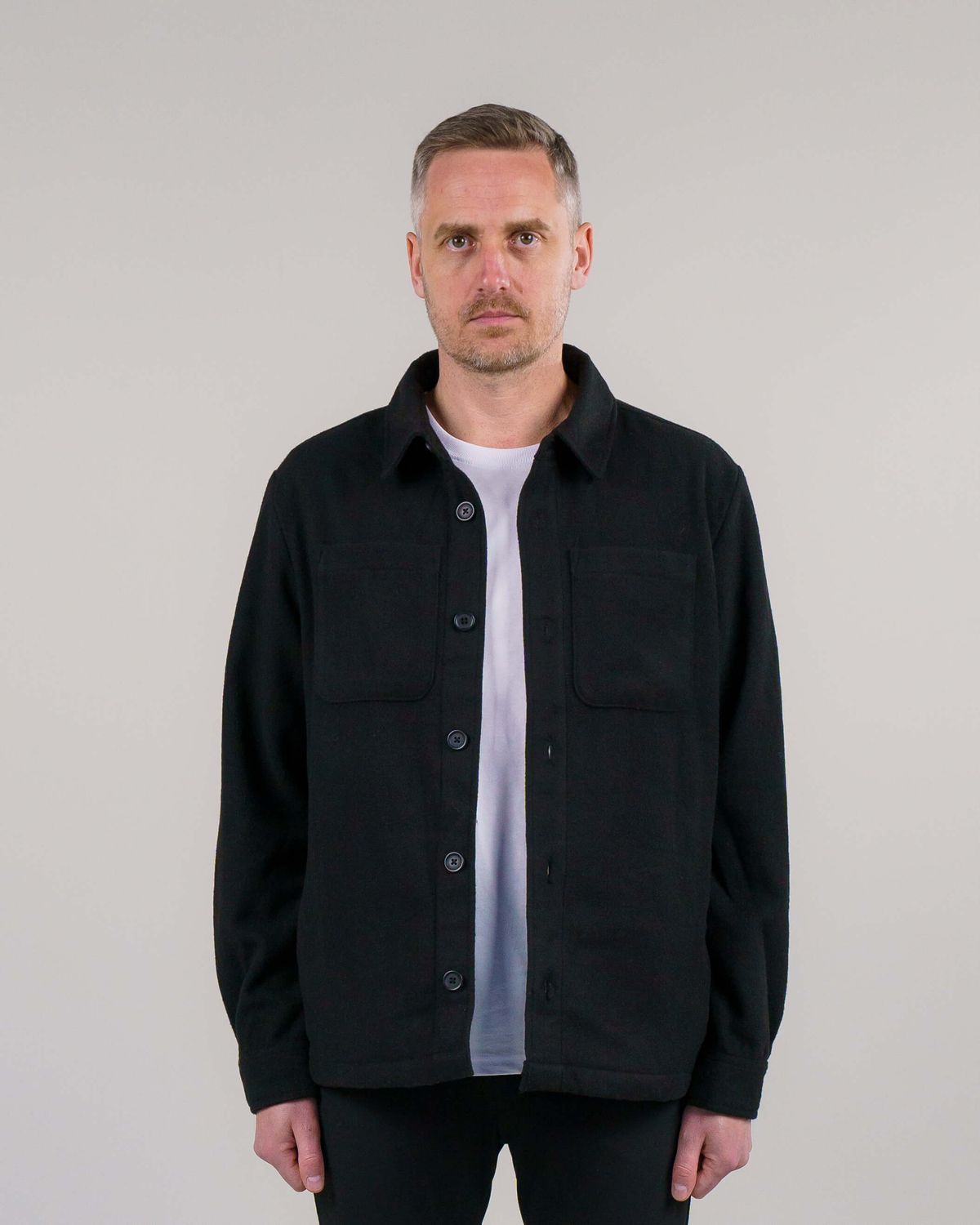 Errant Overshirt - Sort - Størrelse L