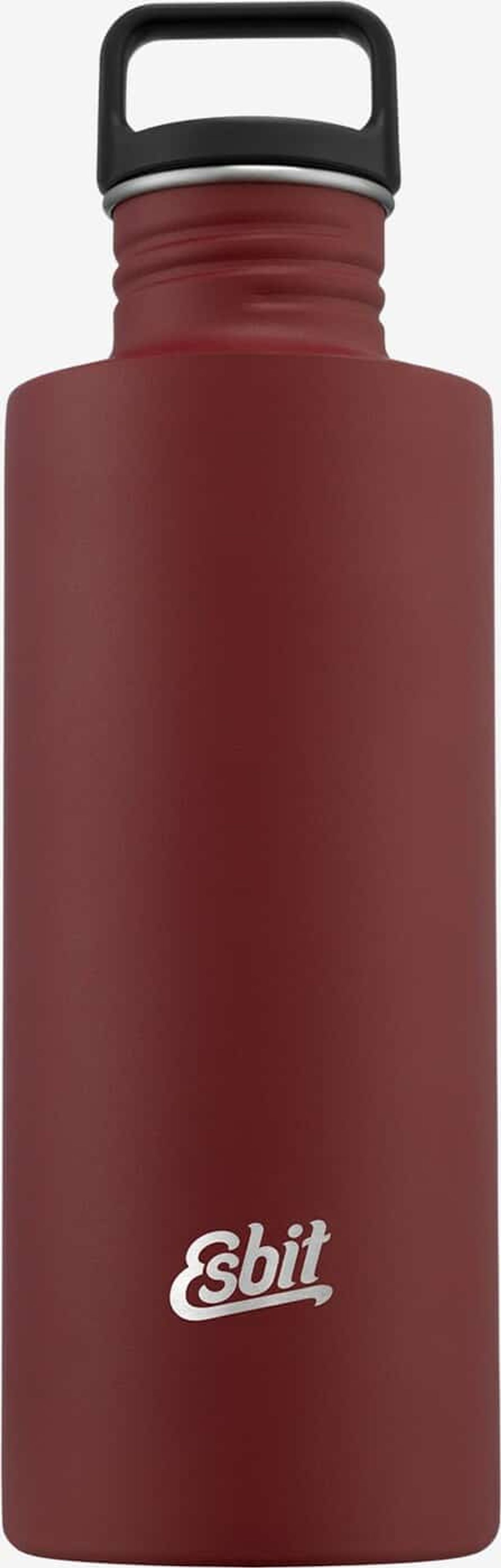 Esbit - SCULPTOR Drikkedunk 1L af rustfrit stål (Burgundy Red)