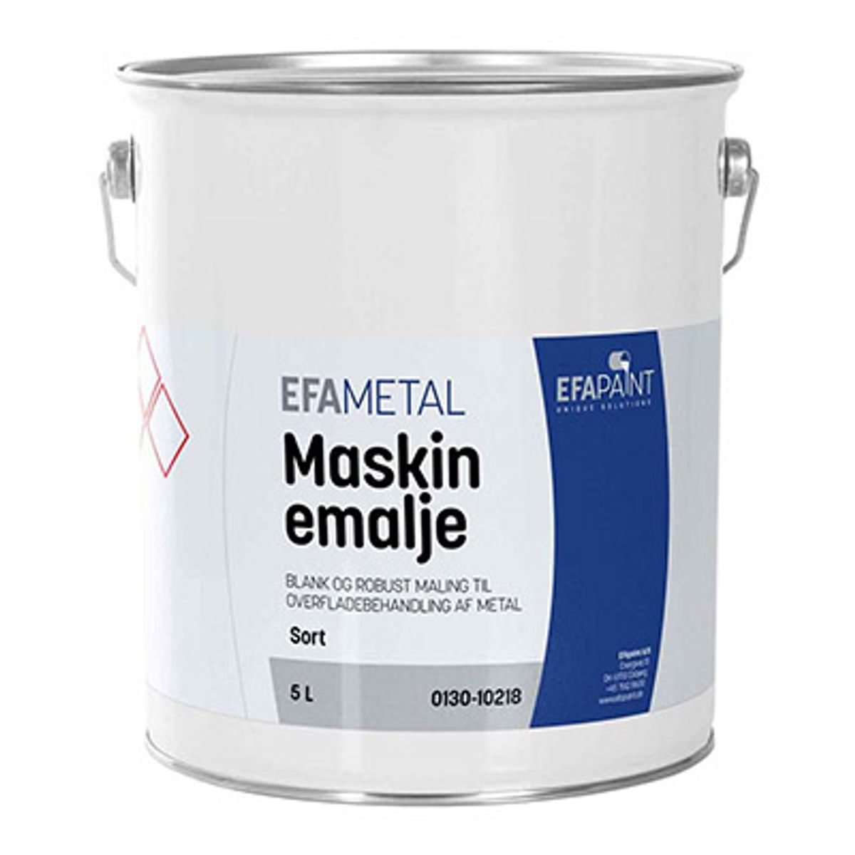 Esbjerg Maskinemalje 5 ltr. - SPAR 25% 0130-10217 - Hvid