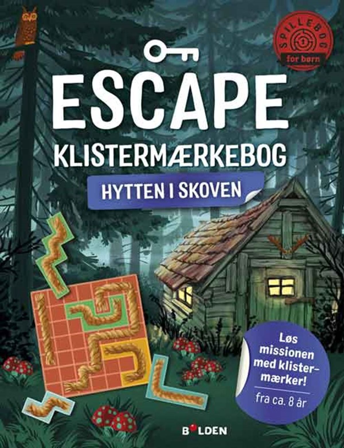 Escape Klistermærkebog: Hytten i skoven