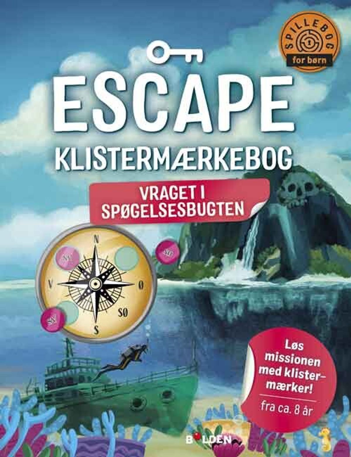 Escape Klistermærkebog: Vraget I Spøgelsesbugten - Philipp Kiefer - Bog